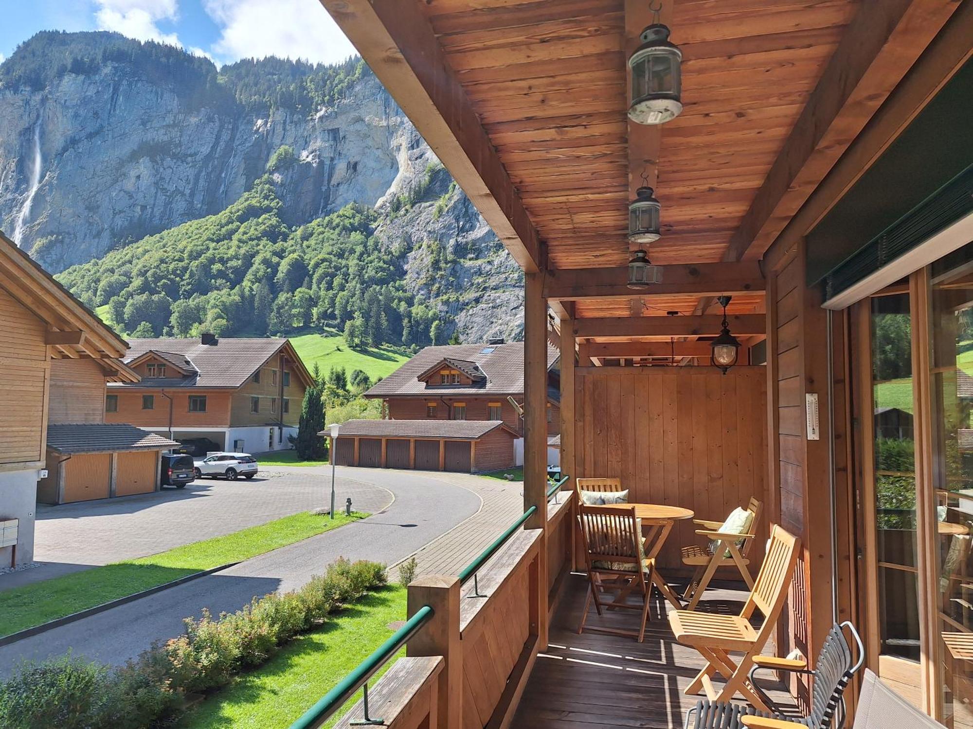 Luxury Family Apartment Lauterbrunnen Exterior foto